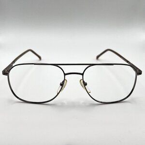 Boardroom Classics BC803 Aviator Metal Eyeglass Frame GM Gunmetal Gray 58-18-145